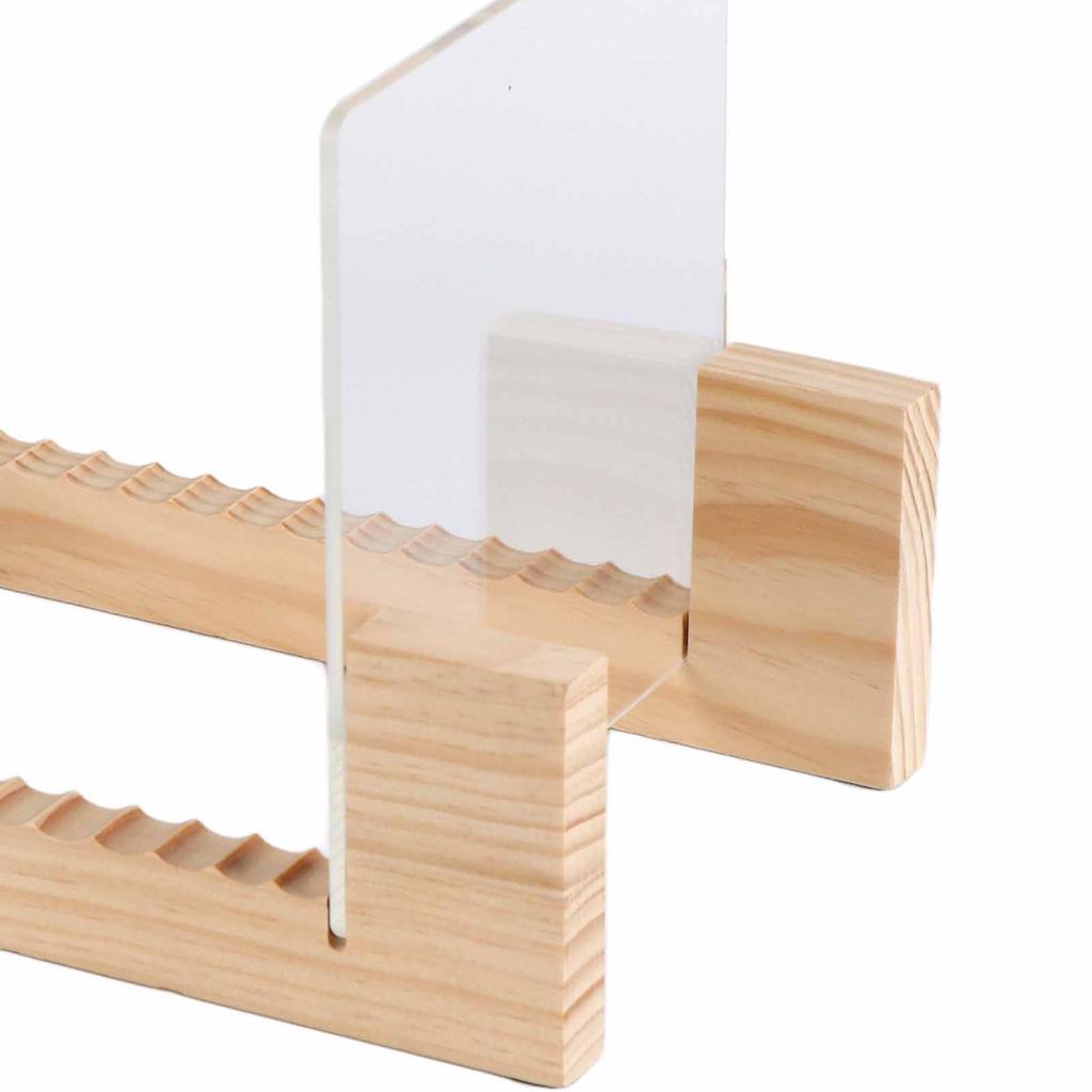 Suport Rack din Lemn pentru Depozitare Discuri Vinil, Suport Modern pentru CD-uri Stivuibil, Raft pentru Depozitare Discuri