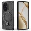 For Honor 200 5G Magnetic Case Rotating Metal Kickstand Shockproof PC+TPU Phone Back Cover
