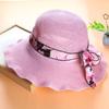 Women's Fashionable Sun Protection Wide Brim Straw Hat for Summer Beach and Scenic Outings