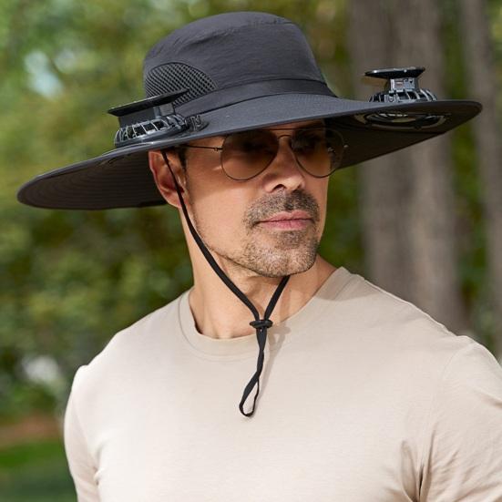 Outdoor Bucket Hat Wide Hat with Brim Fishing Dual