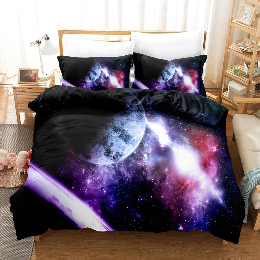 Star Bedclothes Home Textile Beding Set 3d Bed Set Full Size Bed Linen 2/3 Pcs Duvet Cover Sets Dekbedovertrek 1 Persoons