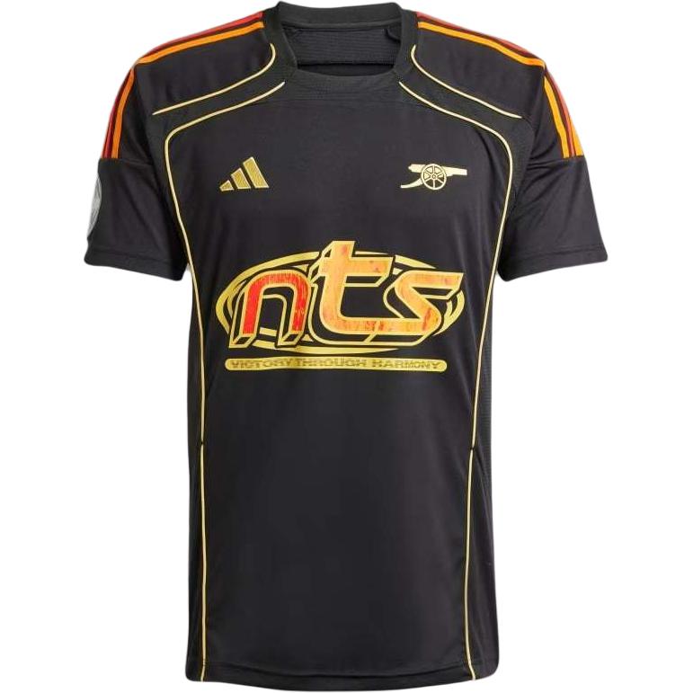 

Adidas X Коллаборация NTS Radio Футболка с круглым вырезом Arsenal Fashion Легкая Дышащая Приталенная Мужская Футболка Топы JL8049 XS