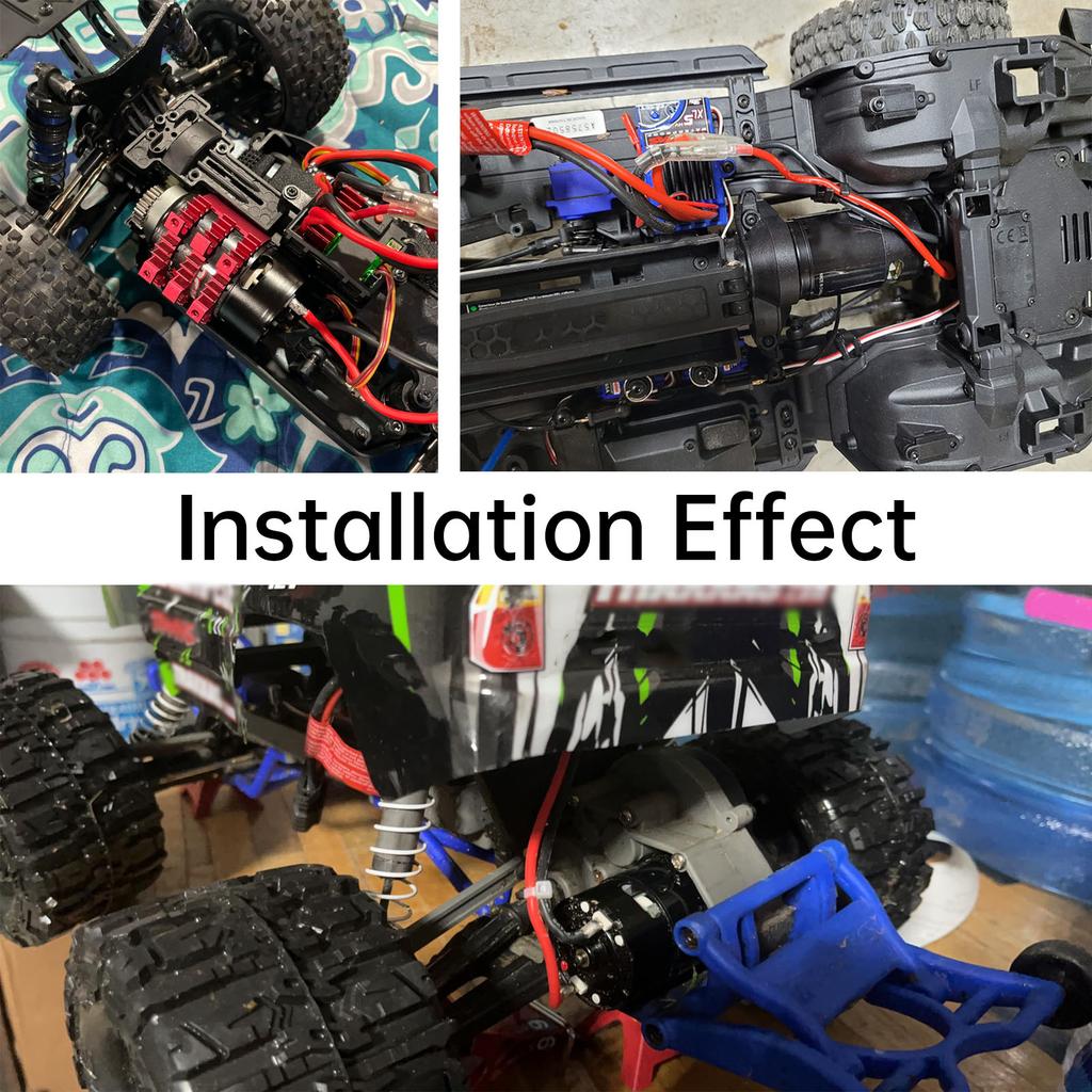 550 kartáčovaný motor 12T 21T 29T 35T 6 - 8.4V s výstupním hřídelem 3.17mm DC motor pro 1/10 RC terénní pásový vůz / RC terénní lezecký vůz