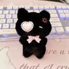 1Pcs Cute Kawaii Plush Cat Keychain Cartoon Kitty Bag Charm Backpack Pendant Gift