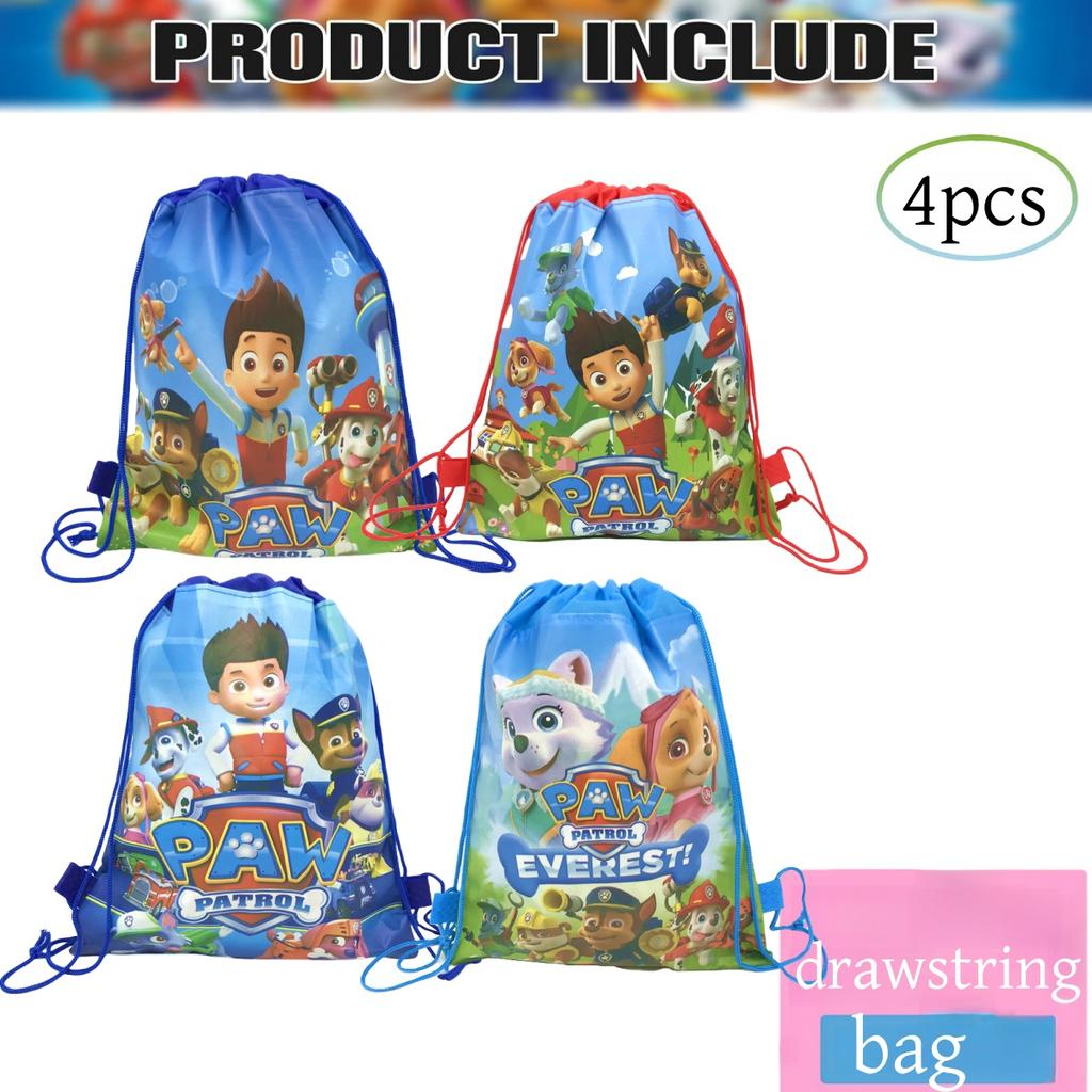 New PAW Patrol Birthday Party Decorations Dog Skye Balloons Plate Tablecloth Gift Bag Baby Shower Kids Party Supplies Toys gifts