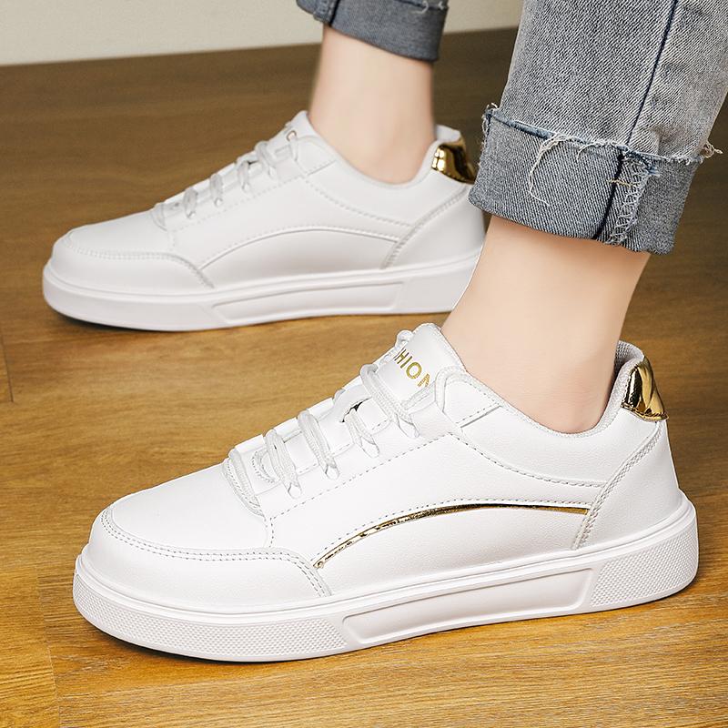 TUINANLE Chaussures décontractées à lacets pour femmes, baskets légères à plateforme, chaussures de sport pour couples