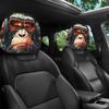 Universal Car Seat Cover Breathable Elastic Car Headrest Covers Soft Print Decorative Washable Dust-proof Auto Pillowcase