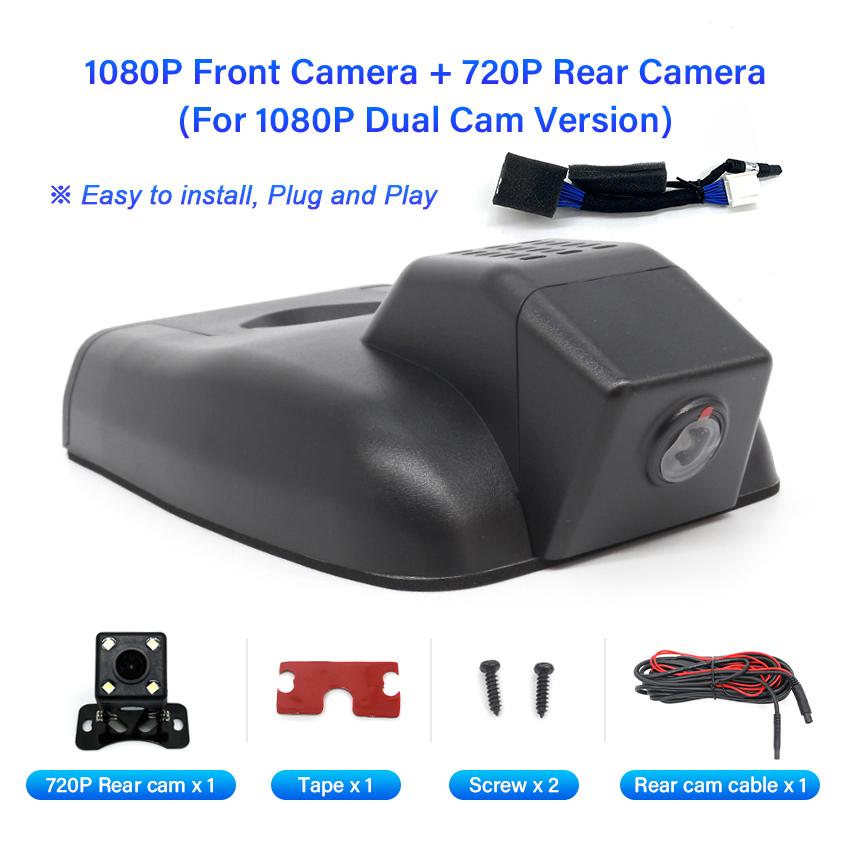Plug and play Hidden Dash Cam Car DVR WIFI Camera For Lexus ES ES200 ES250 ES260 ES300H 2015 - 2025 HD Night Vision High Quality