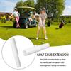 10 Stück Golfschläger-Verlängerungsschäfte Verlängerungsstange Golfschläger-Schäfte Verlängerungsrohr Kunststoff-Stahlstangen für Holz Putter