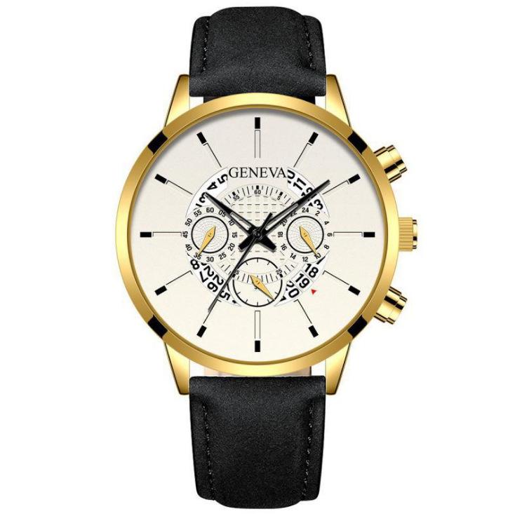 Geneva Wish Fashion Creative Calendar, Men'S Business Belt Watch