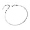 Neues 925 Reines Schlangenknochen Armband Einfacher Stil Charm Doppelreihiges Armband Geburtstagsfeier Geschenk für Frauen Exquisiter Schmuck