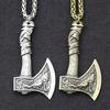 Viking Axe Necklace Lumberjack Wolf Axe 123