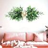 Artificial Olive Leaf Garland Horn, for Christmas, Halloween  Kitchen, Dining Room, Indoor Living Room Entrance - All Seasons