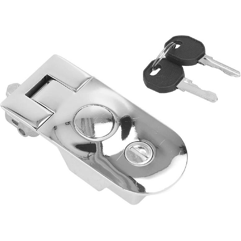 RV Door Lock Trailer Entry Door Lock Compression Latch Powder Coated Zinc Alloy Antirust for Motorhome Yacht