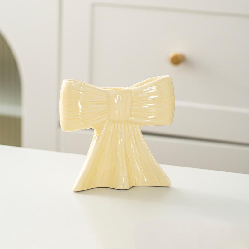 Ceramic Candle Cup Creative Handicrafts Unique Candlestick Ambience Multiple Colors Ins Gift Ornaments 5 Colors