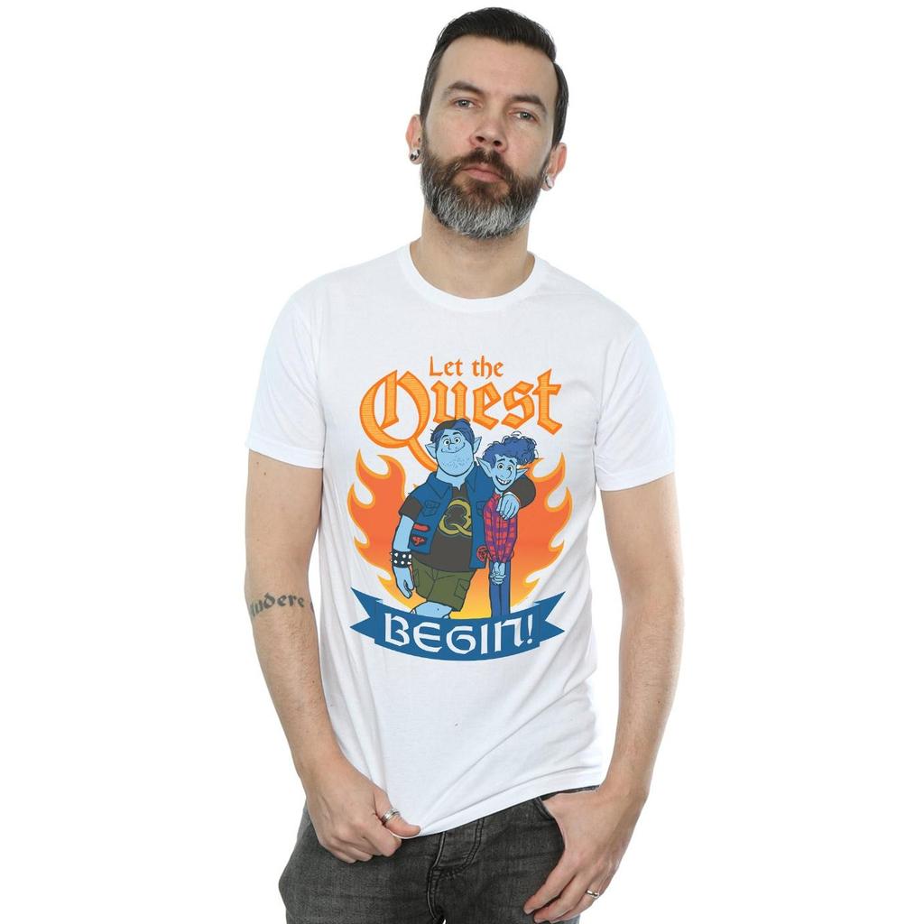 Disney Mens Onward Let The Quest Begin T-Shirt