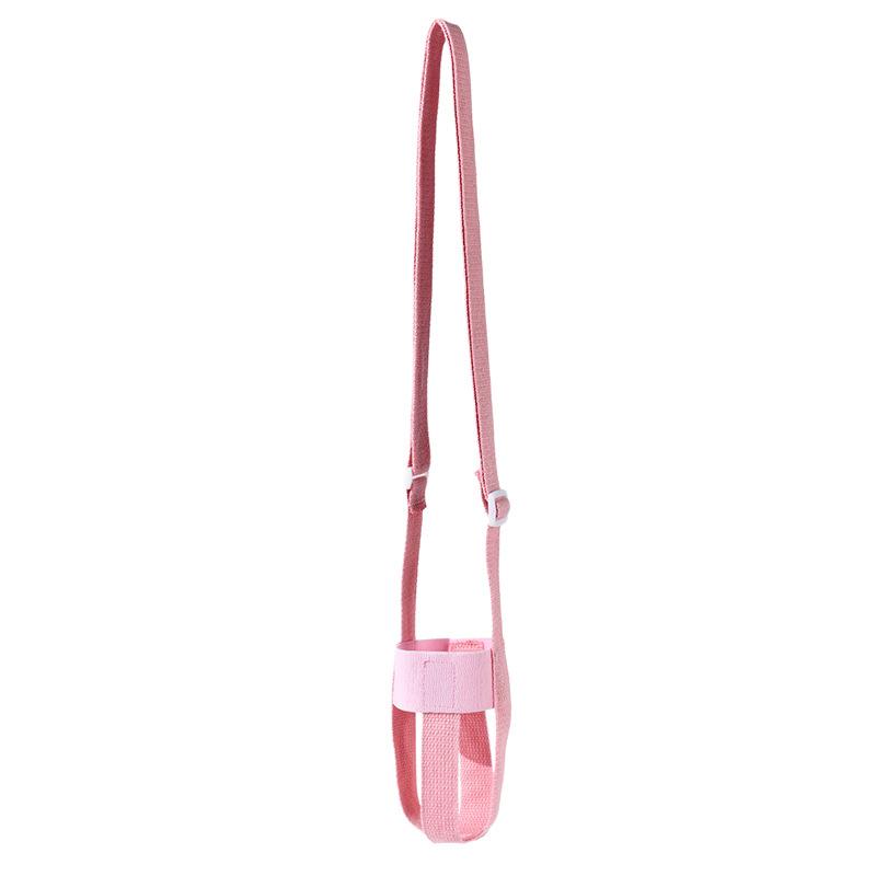 Handheld Portable Crossbody Drawstring Adjustable Shoulder Strap Children Adult Insulated Cup Storage Bag