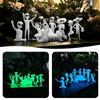 Luminous Alien Ornament UFO Plant Decoration Prop Figurine Set Alien Kit Decorative  Bedrooms