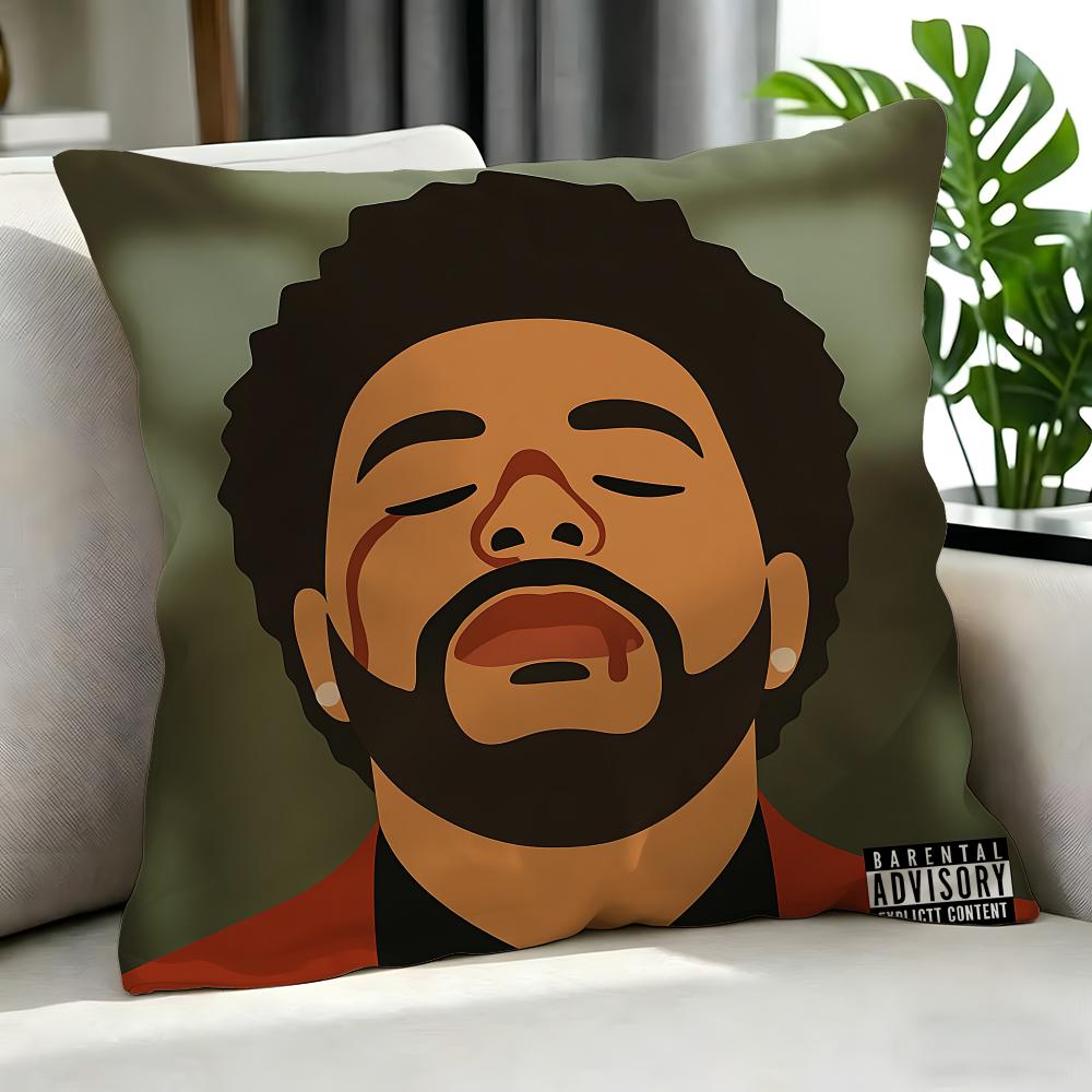 singer The Weeknd Cushion Cover Cushion Cover Set Pcs x x x Pillowcase Decorative Sofa Home Decor