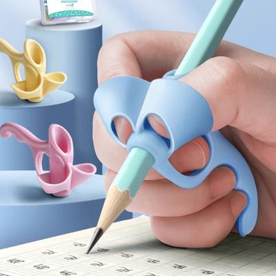 4 Teile/satz Silikon Bleistift Greifer Finger Kallus Prävention Richtige Haltung Hilfe Ergonomische