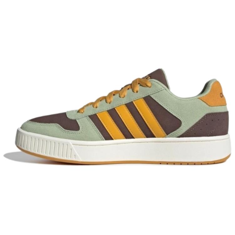 Adidas D-Pad Classic Fashion Casual Non-Slip Wear-Resistant Low-Top Skate Shoes Unisex Skate Shoes Yellow Brown KI5948