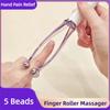 Magnet Bead Dual-Row Roller Hand Massage Tool  Finger Fatigue Relief