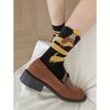 Puppy Embroidered Medium Tube Socks Flanged Cartoon Dachshund Dog Vertical Strip Stacking Socks Cute Niche Socks Women