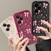 Soft TPU Phone Case For Honor 400 Pro 200 Pro X8c X9c Smart X6b X6c X6a Magic7 Lite Pink Bowknot Pattern Silicone Protect Cover