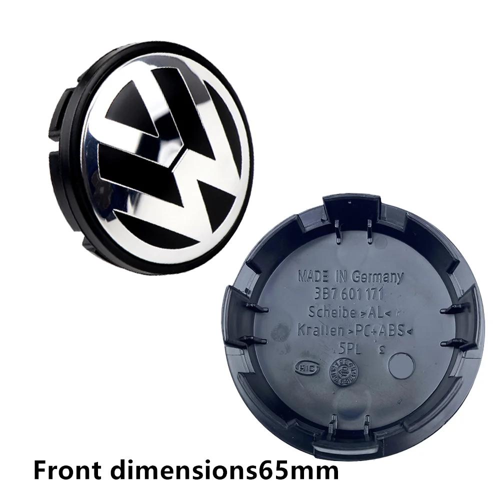For Volkswagen Pas B3 4pcs 55mm 56mm 65mm 70mm Car Wheel Center Hub Caps Cover for VW Volkswagen Golf Polo Passat Touran CC B5 B6 B7 Jetta Accessories