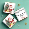 50/100pcs Customized Christmas Candy and Chocolate Packaging, Christmas and New Year Party Decorations, Holiday Gift Packaging