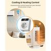 Tuya Wifi Digital Thermostat Socket 16A Precision Plug Remote Temperature Controller Timer Switch Cooling Heating 3M NTC Sensor