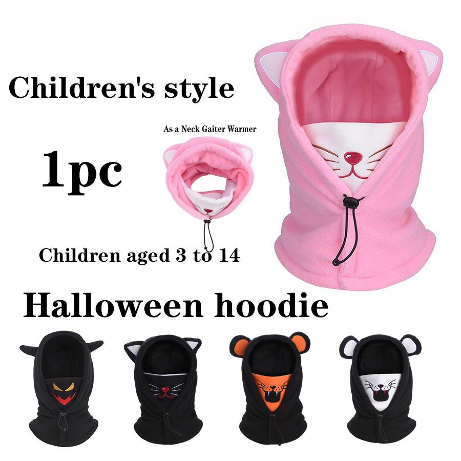 Kinder Winter Warme Radmütze Sturmhaube Mütze Pullover Mütze Verdickte Fleece Kältefeste Mütze