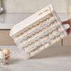 Dumpling and Wonton Storage Box, Food-grade Kitchen Frozen and Fresh-keeping Compartments for Dumplings