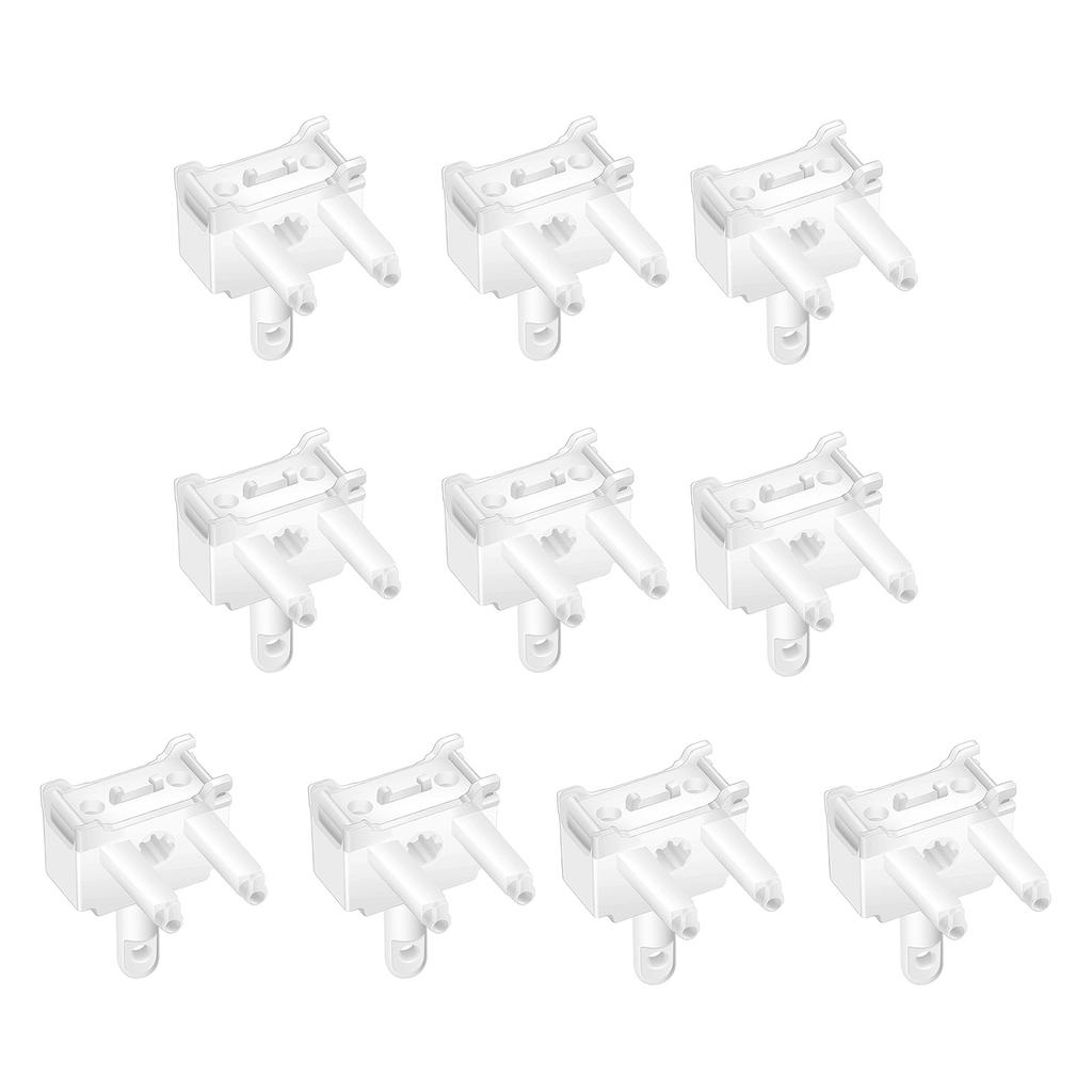 Peças de Reposição para Controle por Vareta de Cortina Vertical Branco Fácil Instalação Varetas de Controle para Uso Doméstico e de Escritório 6/8/10 Peças