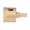   Hole Saw Carbon Steel Tile Holes Opener Drill Bit for Porcelain Glass Triangular Shank