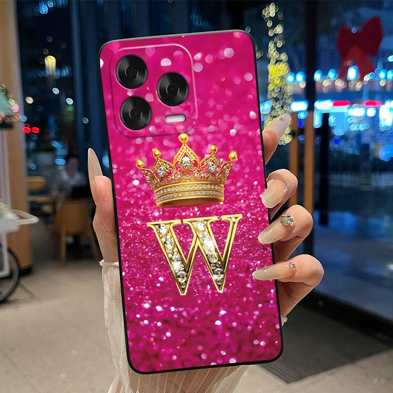 Case For ZTE Blade V70 Vita/Nubia V70 Design Soft Silicone Black Case Shockproof Beautiful Trendy Crown Letter Pattern Shell