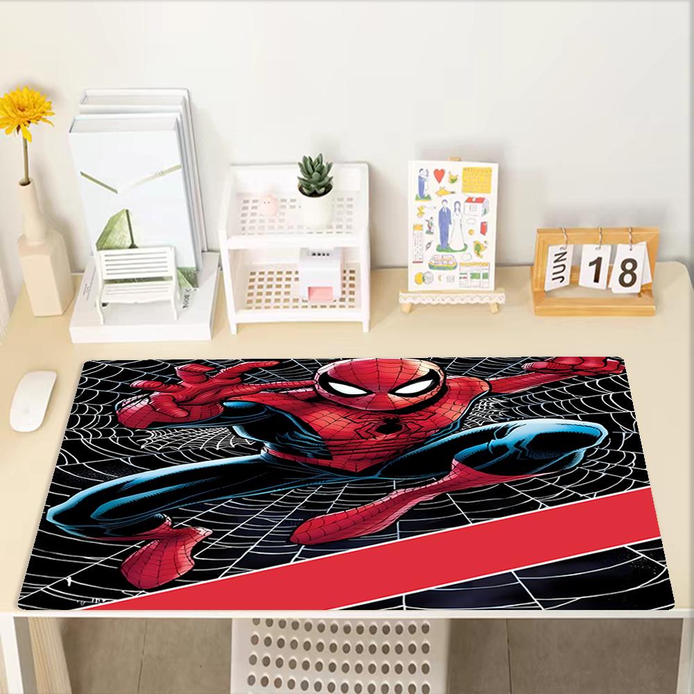 Spider Man Theme Mouse Pad, Non Slip Rubber Base, Multifunctional Office & Home Decor, Perfect for Workspace Personalization.