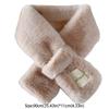 Trendy Faux Rabbit Fur Plush Scarf Fake Collar Thicken Cross Scarf Korean Style Soft Women Winter Scarves Autumn Winter