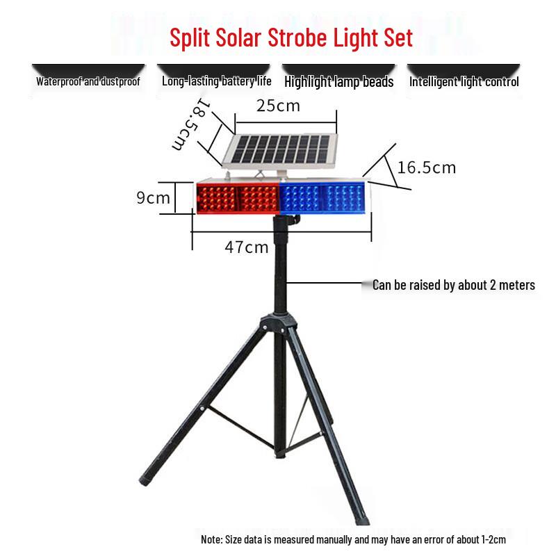 Battle Tiger Solar Traffic Warning Strobe Light