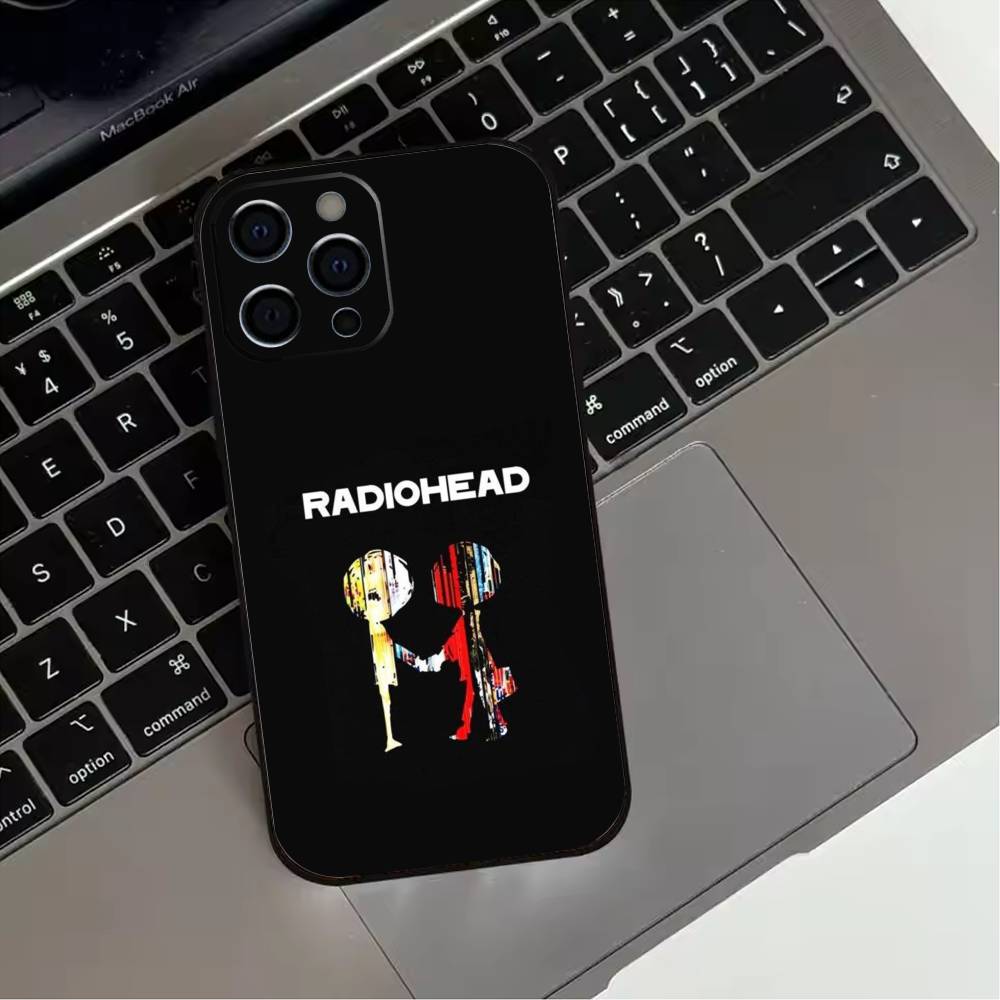 Classic R-Radiohead Rap Band  Phone Case For iPhone 17,16,15,14,13,12,11 Plus,Pro Max,XS,Soft Silicone Black Cover