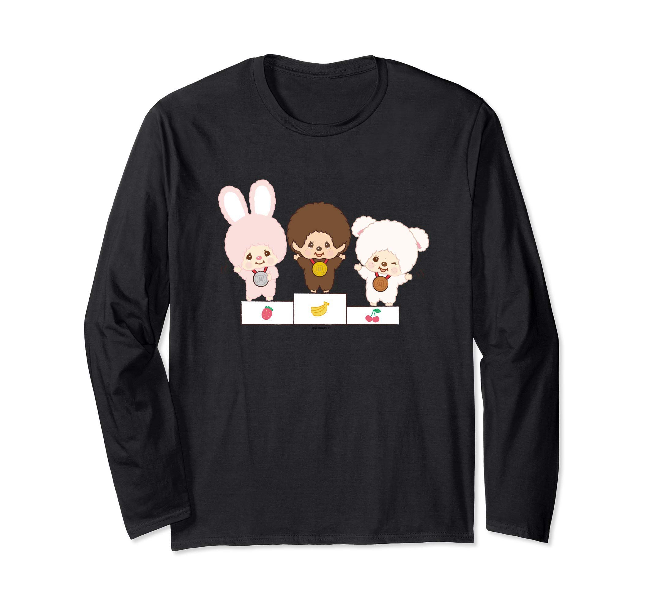 

Графическая футболка с длинным рукавом Monchhichi чёрный