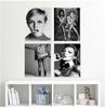 Vintage Sexy Supermodel Kate Moss Poster Rauchend Leinwandbild Druck Wandkunst Feministische Mode Wandkunst Bild Hoom Dekor