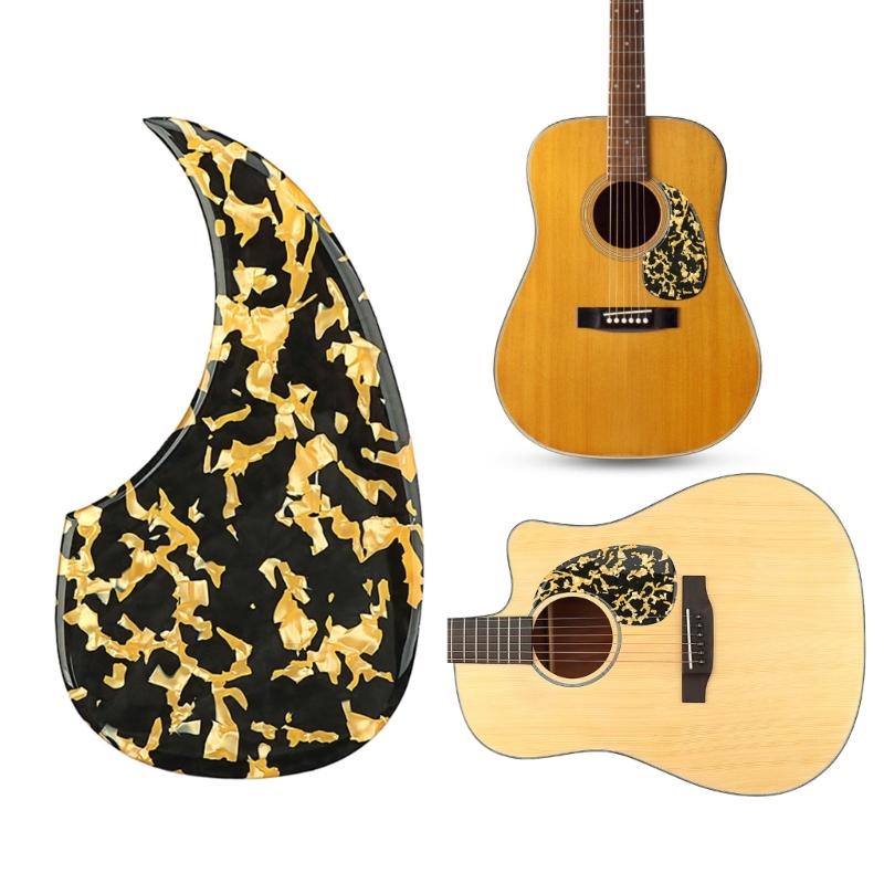 PVC Guitar Pickguard Self Adhesive Scratch Plate Acoustic Guitar AntiScratch Guard Plate Musical Instrument Accessories