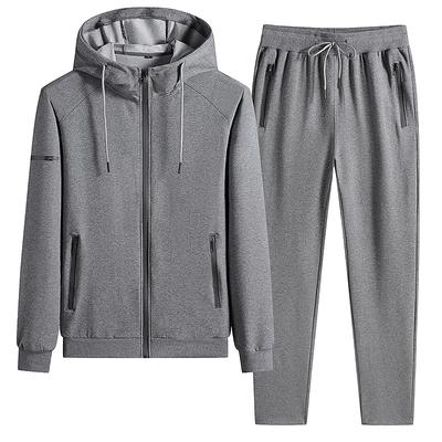 Moda Uomo Abbigliamento Sportivo Felpa con Cappuccio e Pantaloni Tuta Moda da Jogging Uomo