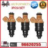 3 st/parti Ny 96620255 Bränslespridarmunstycke för Chevrolet Daewoo Matiz 0.8 1.0 Bensin / LPG 96518620 96351840 ADG02801