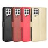 Suitable for Samsung Galaxy A22 4G Phone Case A22 5G Phone Leather Cover Flip Cover with Crazy Horse Pattern, Card Slot and Lanyard M