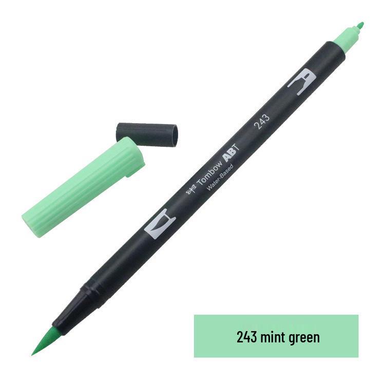 Tombow ABT Warm Color Double-Ended Watercolor Brush Pen for Students