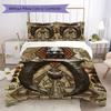 Ancient Scroll Oblivion Pattern Bedding,Quilt Set Quilt Cover Pillowcase Home Birthday Gift (1*duvet Cover+2*pillowcase,without core)SSJT0917308