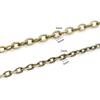 5 Meters/lot 3x2mm 4x3mm 5 Colors Plated Handmade Unwelded Iron Cable Chains DIY Jewelry Making Findings Accessories