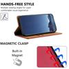 For Samsung Galaxy S25 Edge Case L-Shaped Grid Pattern Leather Stand Phone Cover with Card Slots